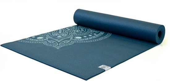 Extra Dikke Yogamat - Mystical - Donkerblauw - 6 mm van Pure Yoga. — afbeelding 4