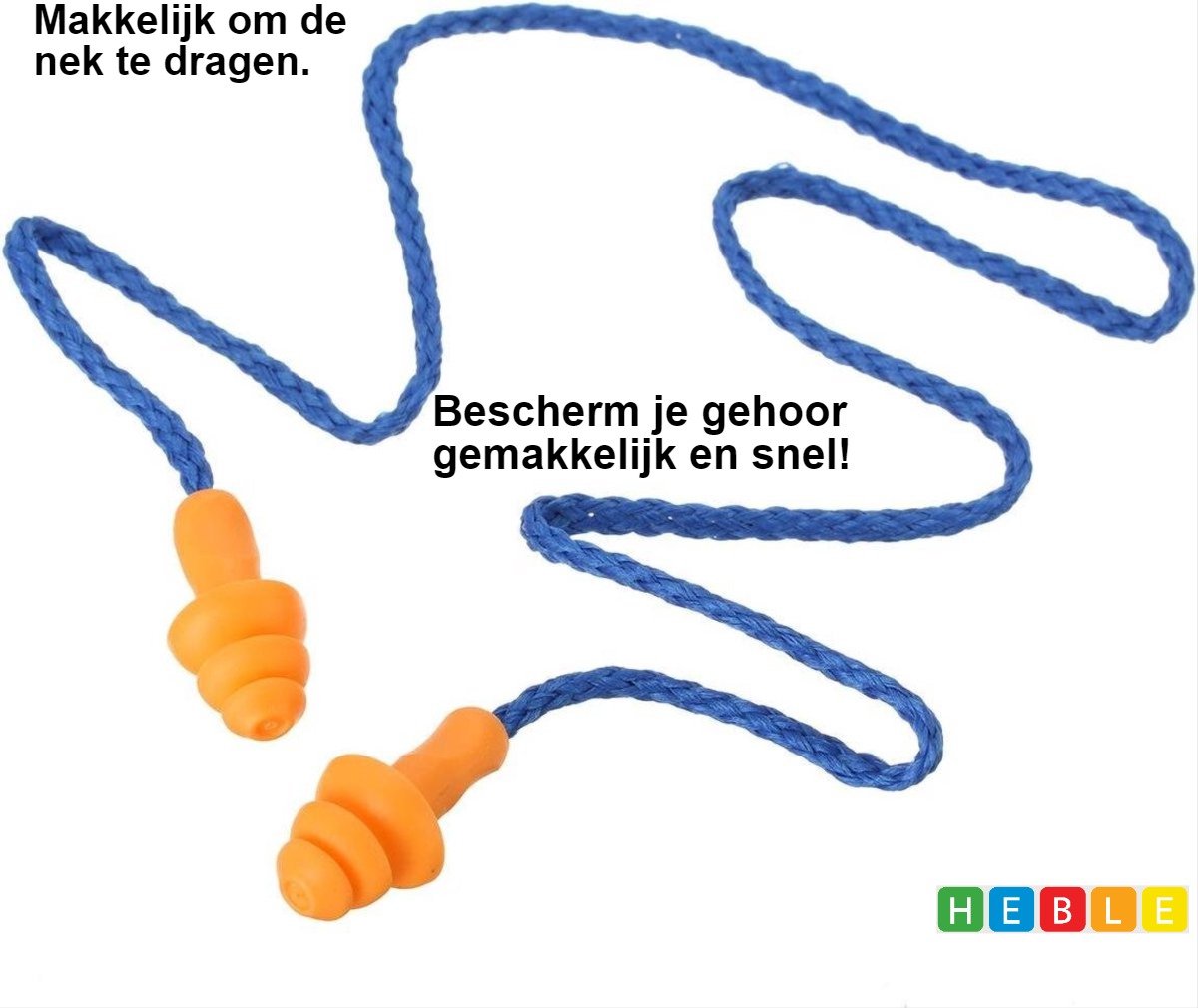 Goedkoopste Klus Oordoppen met Draad/ Oordopjes met Koord - Goed Beschermd Klussen - van Heble®