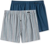 Schiesser 2PACK Boxers Homme Caleçons - bleu - Taille XL