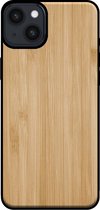 Smartphonica Telefoonhoesje voor iPhone 14 Plus met houten look - backcover bamboo kunsthout hoesje - Bruin / Kunsthout;TPU / Back Cover geschikt voor Apple iPhone 14 Plus