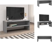 vidaXL Tv-meubel - Trendy en praktisch - Stevig - Afmeting- 100 x 40 x 40 cm - Ken- Grijs sonoma eiken - vidaXL - Kast