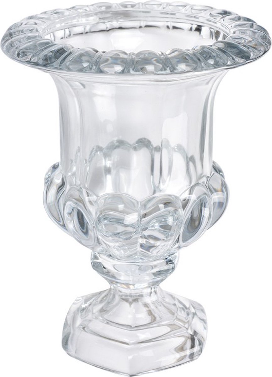 Clayre & Eef Vaas Ø 20x26 cm Transparant Glas