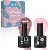 Mylee Gel Nagellak Set 2x10ml [Bottomless Brunch ] UV/LED Gellak Nail Art Manicure Pedicure, Professioneel & Thuisgebruik - Langdurig en gemakkelijk aan te brengen
