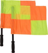 Teamswear Scheidsrechtersvlaggen - Fluogeel / Fluo Oranje | Maat: UNI