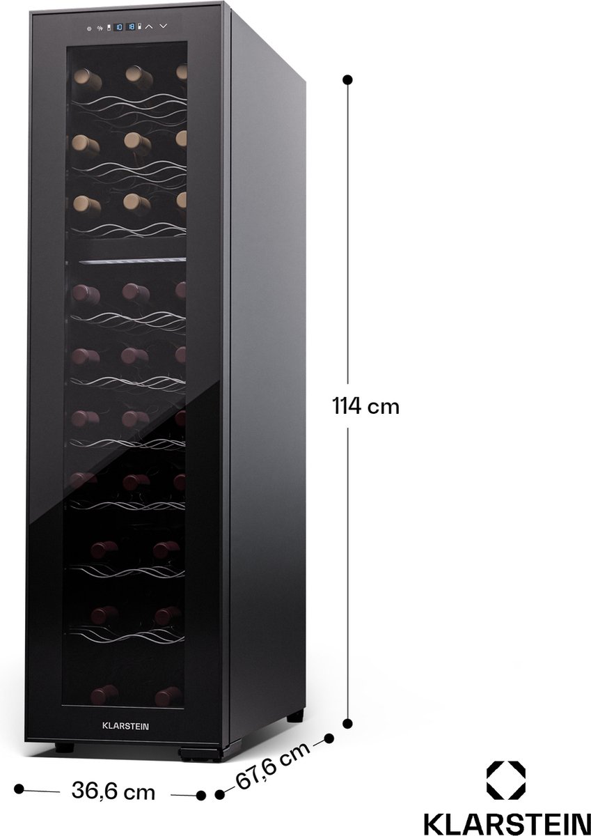 Klarstein Vrijstaande Wijnkoelkast 2 (EAN: ...0044) - afbeelding 3