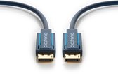 clicktronic DisplayPort Aansluitkabel 7.50 m 70714 Vergulde steekcontacten Blauw [1x DisplayPort stekker - 1x DisplayPort stekker]