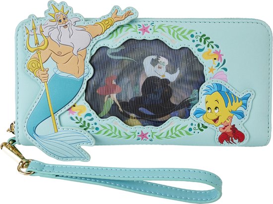 Loungefly: Disney - The Little Mermaid - Ariel Princess Lenticular Zip Around Wallet