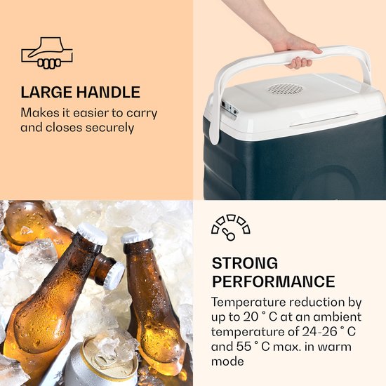 BeerBelly 29 elektrische koelbox koel-& warmhoudfunctie USB-poort eco-functie van BeerBelly — afbeelding 2