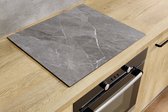 Protection induction - Fissures marbre Grijs - 85x55 cm - Protection induction - Plaque de recouvrement induction - Tapis induction - Antidérapant - Décoration Cuisine - Accessoires de vêtements pour bébé de Cuisine