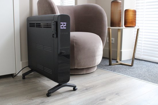 EMKE Chauffage électrique Appareil Mobile Ou Mural 2000W, écran LCD