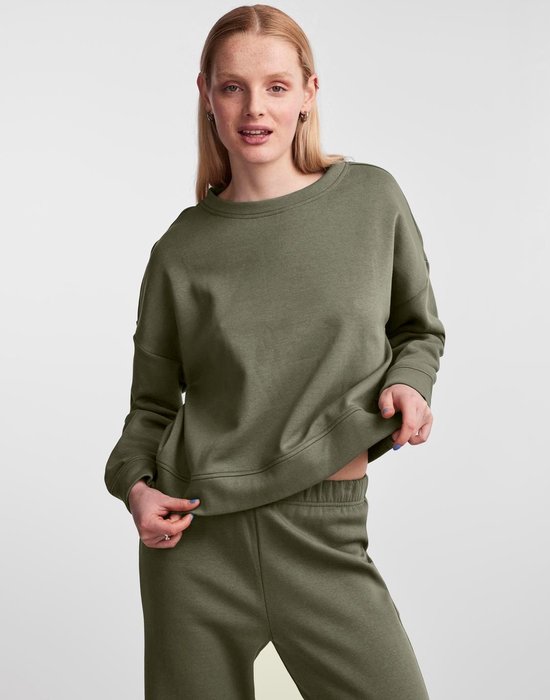 Pieces Sweater - Loungewear Top - 2 - L - Groen