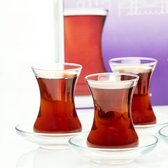 Theeglazenset – thee glazen – set van theeglazen – premium kwaliteit – luxe glazen koffie thee