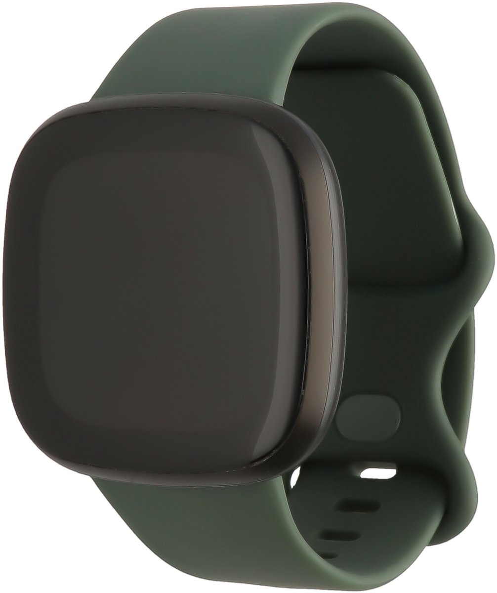 123watches sport band - groen - ML - Geschikt voor Fitbit Versa 3 & 4 / Sense