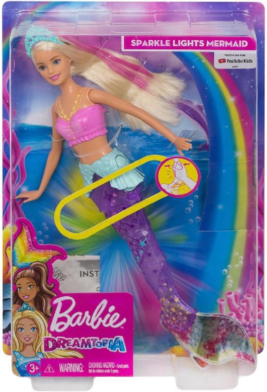 Barbie Dreamtopia Twinkelende Lichtjes Zeemeermin - Barbiepop | bol.com