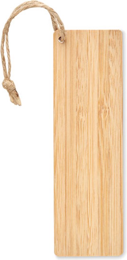 Marque-page - Marque-page - Marque-page - Durable - Bois de Bamboe - Jute - beige
