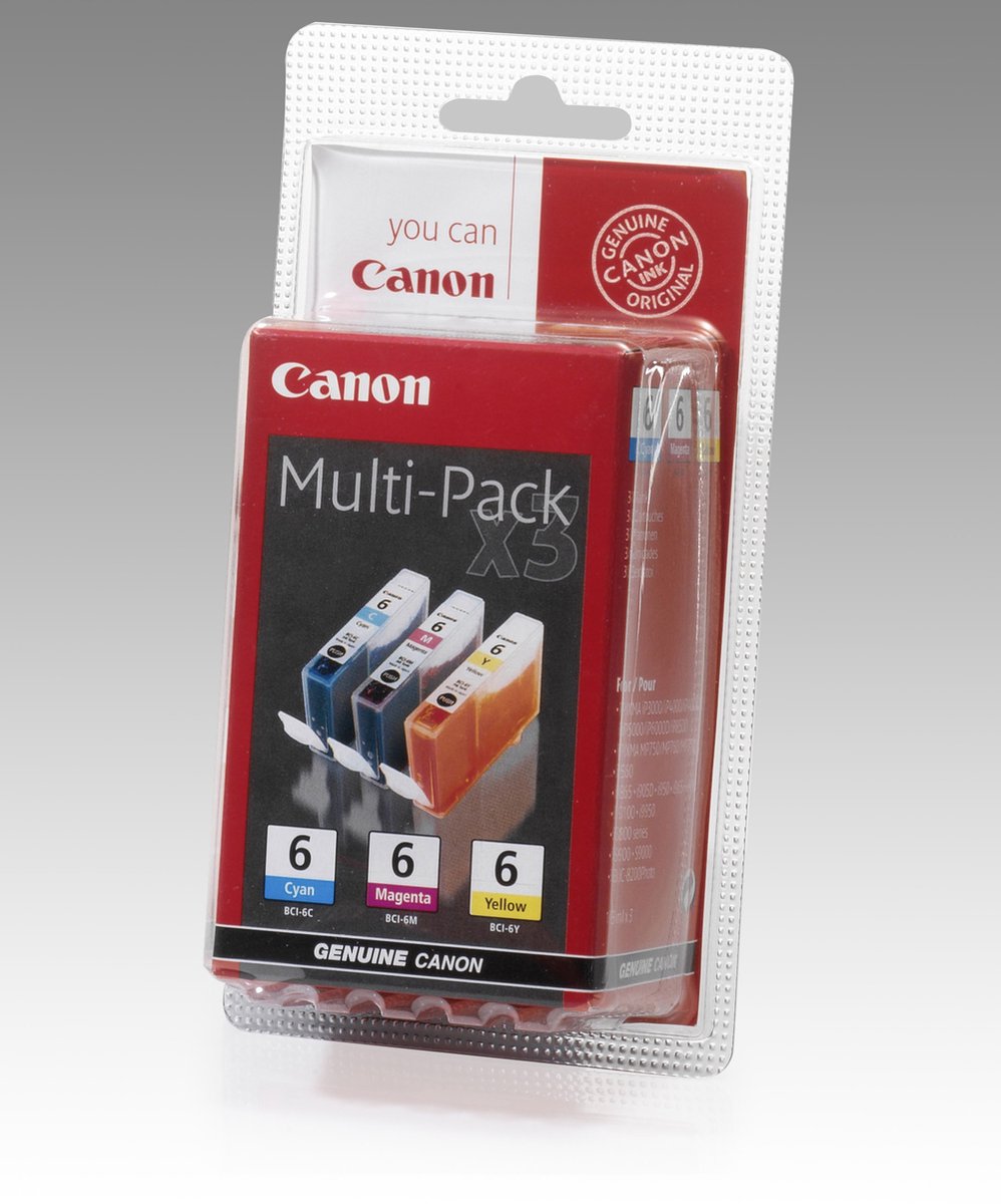 Canon BCI-6 - Inktcartridges / Cyaan / Magenta / Geel