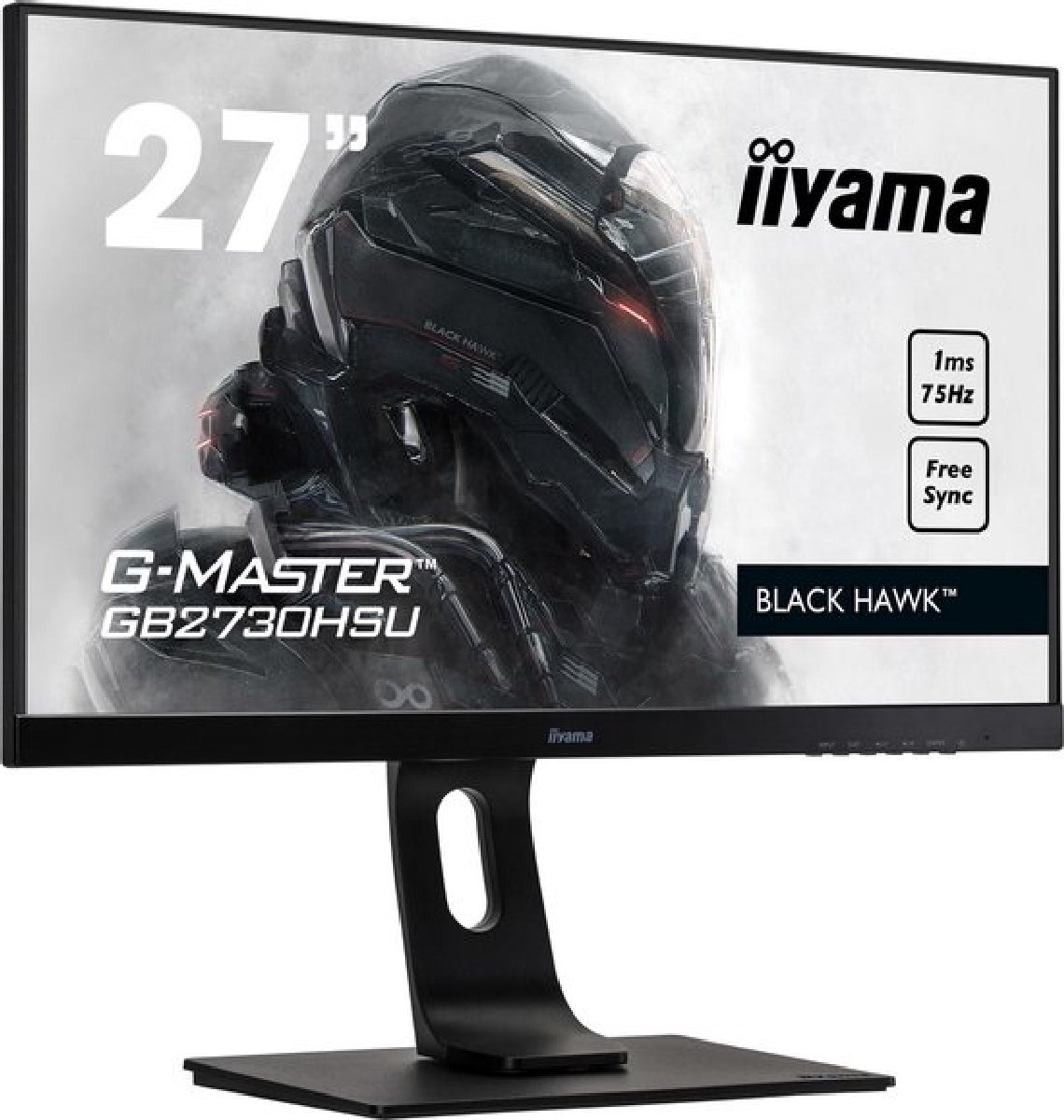 Iiyama G Master Black Hawk G2730hsu B1 68 58 Cm Iiyama G-Master Black Hawk GB2730HSU-B1 - Full HD TN 75Hz Gaming