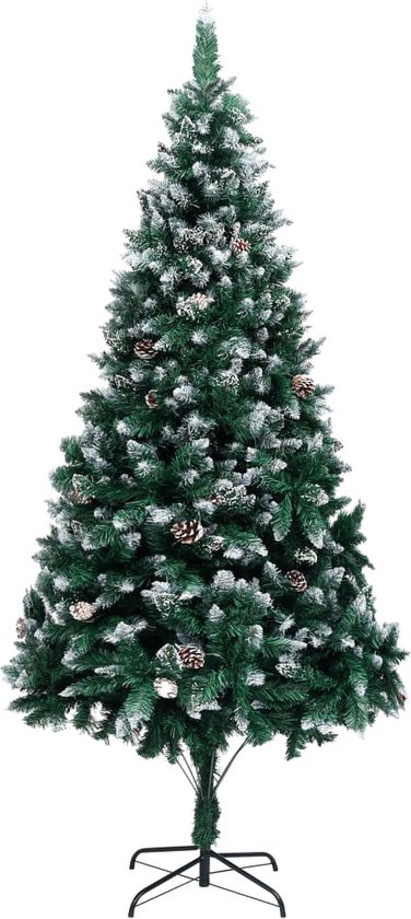 SVITA kunstmatige kerstboom sneeuw decoratie kunstboom PVC 150 cm