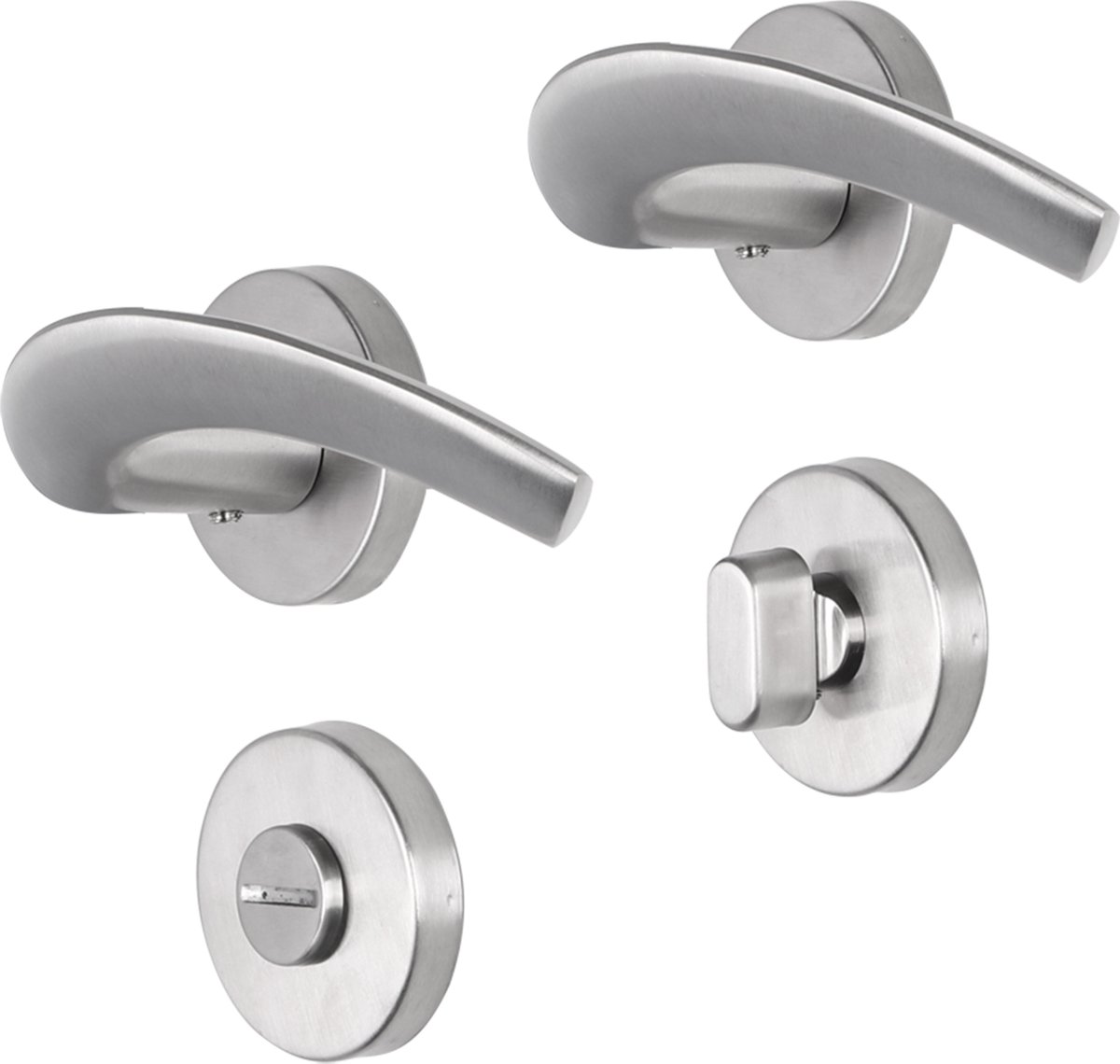 IMPRESSO WATTON KRUK MET 2X ROZET WC ROND VERDEKT RVS