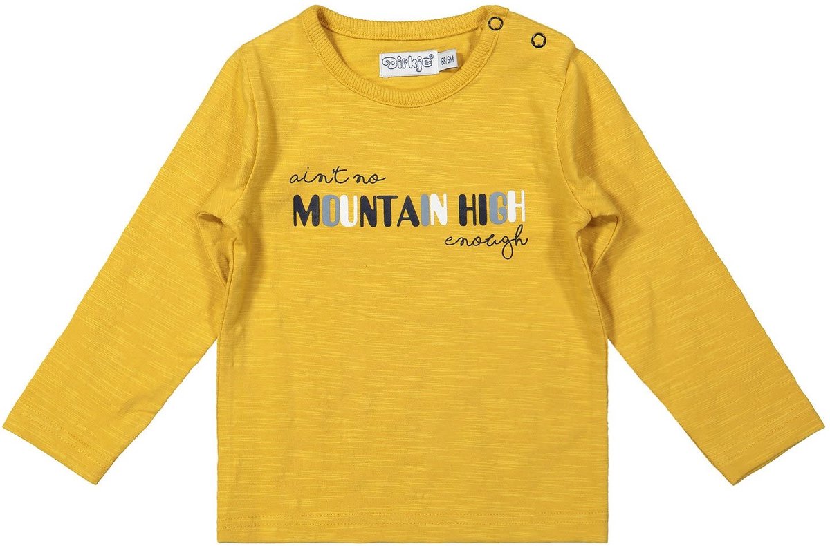 Dirkje Jongens Tshirt Mountain High Ochre - 62