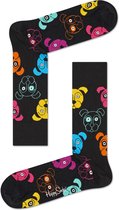 Happy Socks Sokken Met Print Dogs Zwart - Maat 36-40
