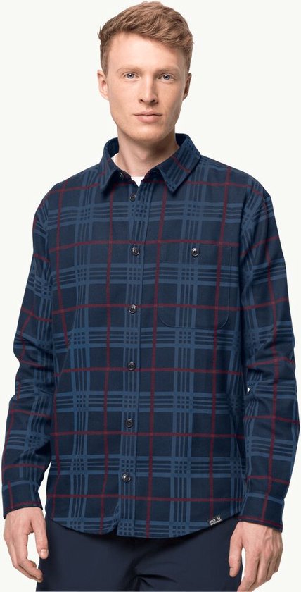 Mammut Tree Wool Shirt met Lange Mouwen Dames - dark jade melange