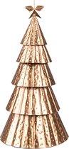 Clayre & Eef Kerstdecoratie Kerstboom 38 cm Koperkleurig Ijzer