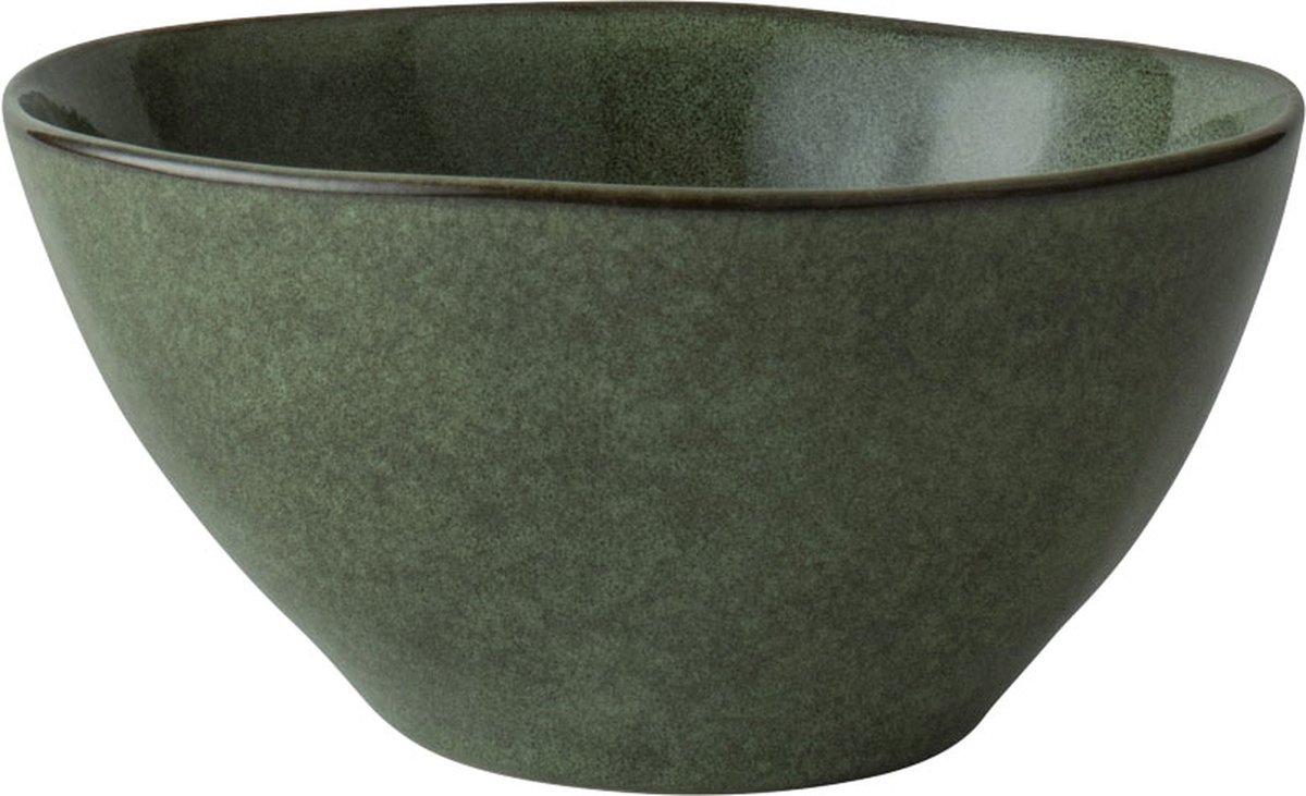 Dutch Rose Serenity Kommen - Schaaltjes - Ø15cm - Stoneware Handgemaakt - Groen