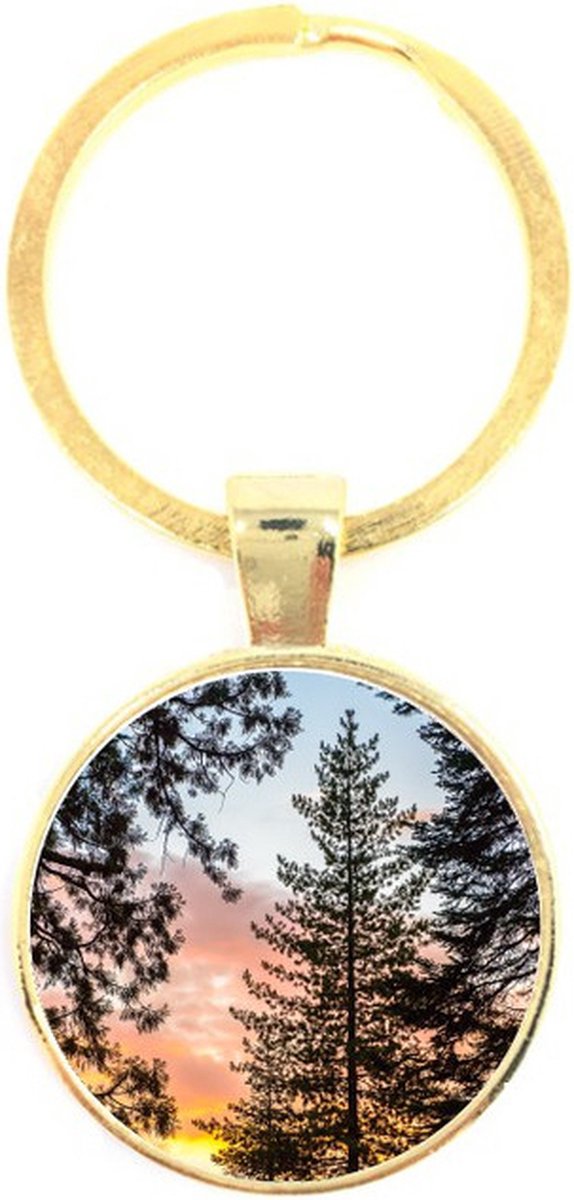 Sleutelhanger Glas - Bos