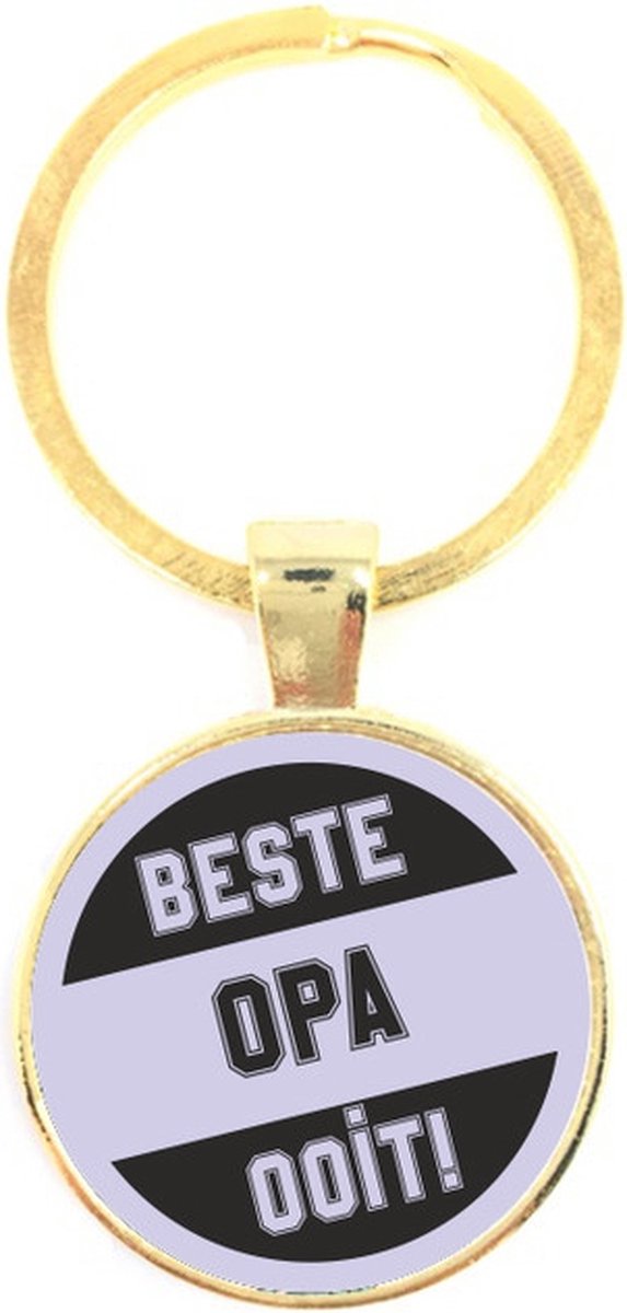 Sleutelhanger Glas - Beste Opa Ooit