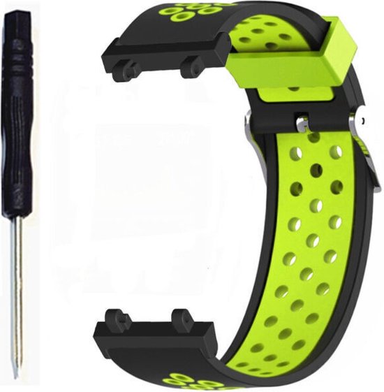 kwmobile horlogebandje compatibel met Huami Amazfit T-Rex/T-Rex Pro polsband - Bandje voor activity tracker in zwart/grijs