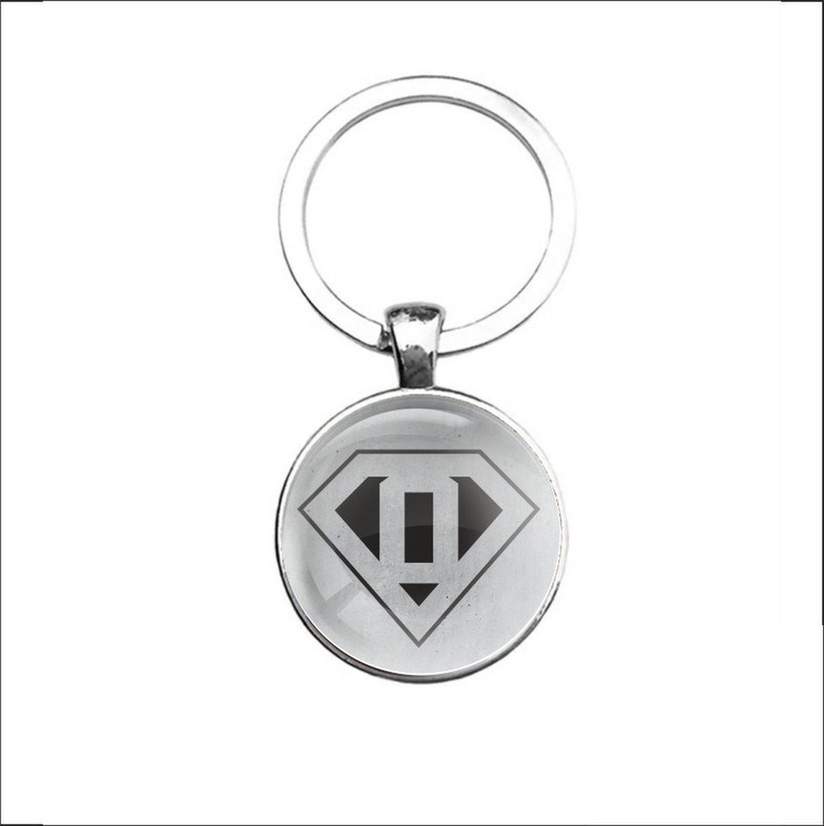 Sleutelhanger Glas - O