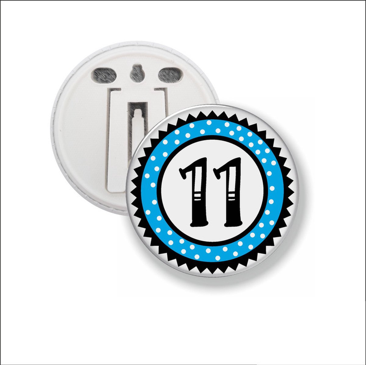 Button Met Clip 58 MM - 11