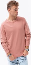 Heren sweatshirt B1153 - roze - sale