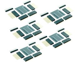 AZDelivery 5 x Prototyping Schild voor D1 Mini NodeMCU ESP8266 Inclusief E-Book!