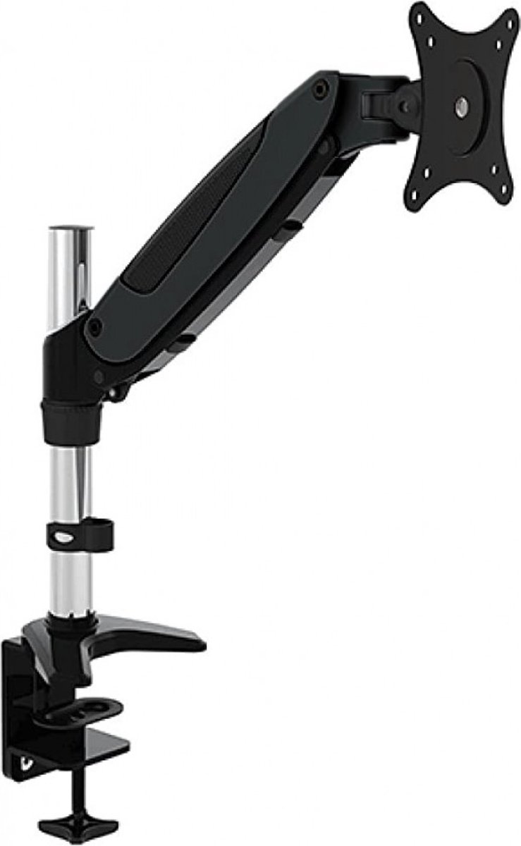 TECHly ICA-LCD-111-BK Monitor-tafelbeugel 1-voudig 38,1 cm (15) - 68,6 cm (27) Draaibaar, In hoogte verstelbaar, Kantelbaar, Zwenkbaar