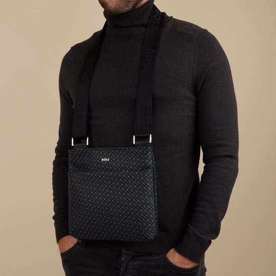 Hugo Boss BOSS Heren Crossbody tas Kunstleer Zwart