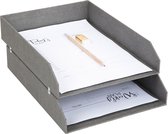 Bigso Box of Sweden Corbeille à courrier - Grijs - Empilable