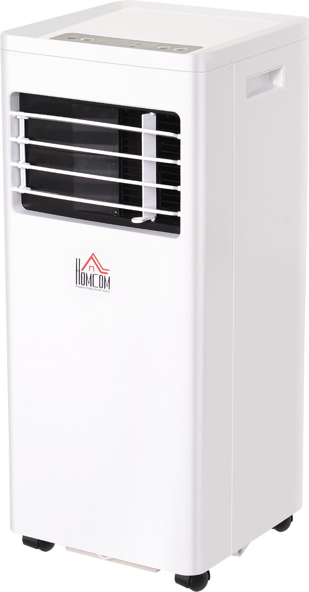 HOMCOM Mobiele airconditioner 3-in-1 airconditioner ontvochtiger 2,1 kW afstandsbediening ABS 823-003V91