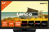 Lenco LED-2463BK - 24" Android Smart TV met 12V Auto Adapter - Zwart