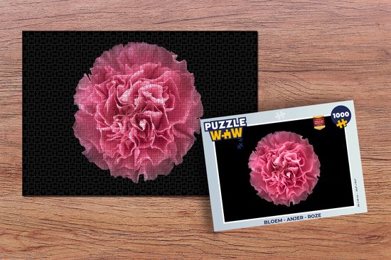 Puzzle Bloem - Oeillet - Rose - Puzzle - Puzzle 1000 pièces adultes - Cadeaux Sinterklaas - Sinterklaas pour les grands enfants