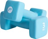 Bol.com Pure2Improve - Dumbbell set 2x3kg - Gewichten met neopreen coating. aanbieding