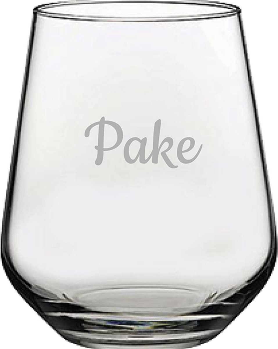 Gegraveerde Drinkglas 42,5cl Pake