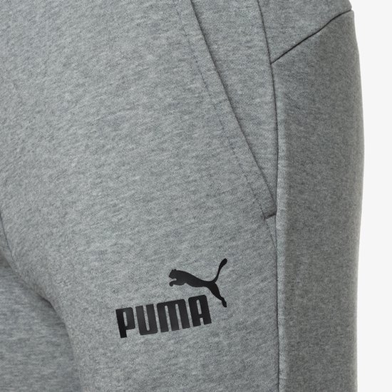 PUMA ESS Logo Pants FL cl Heren Broek - Grijs - Maat L - PUMA