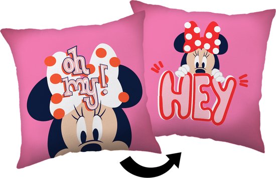 Coussin Disney Minnie Mouse Hey - 40 x 40 cm - Polyester | bol