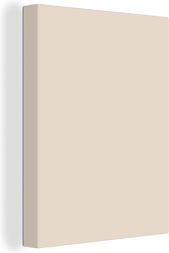 Canvas Schilderij Licht - Beige - Kleuren - Wanddecoratie