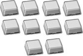10 Stuks - Transparant Keycaps - Custom Papieren Keycaps - Toetsenbord Keycaps - Wit