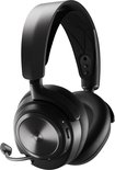Zwarte Steelseries Arctis Nova Pro headset met oorkussens en verstelbare hoofdband.