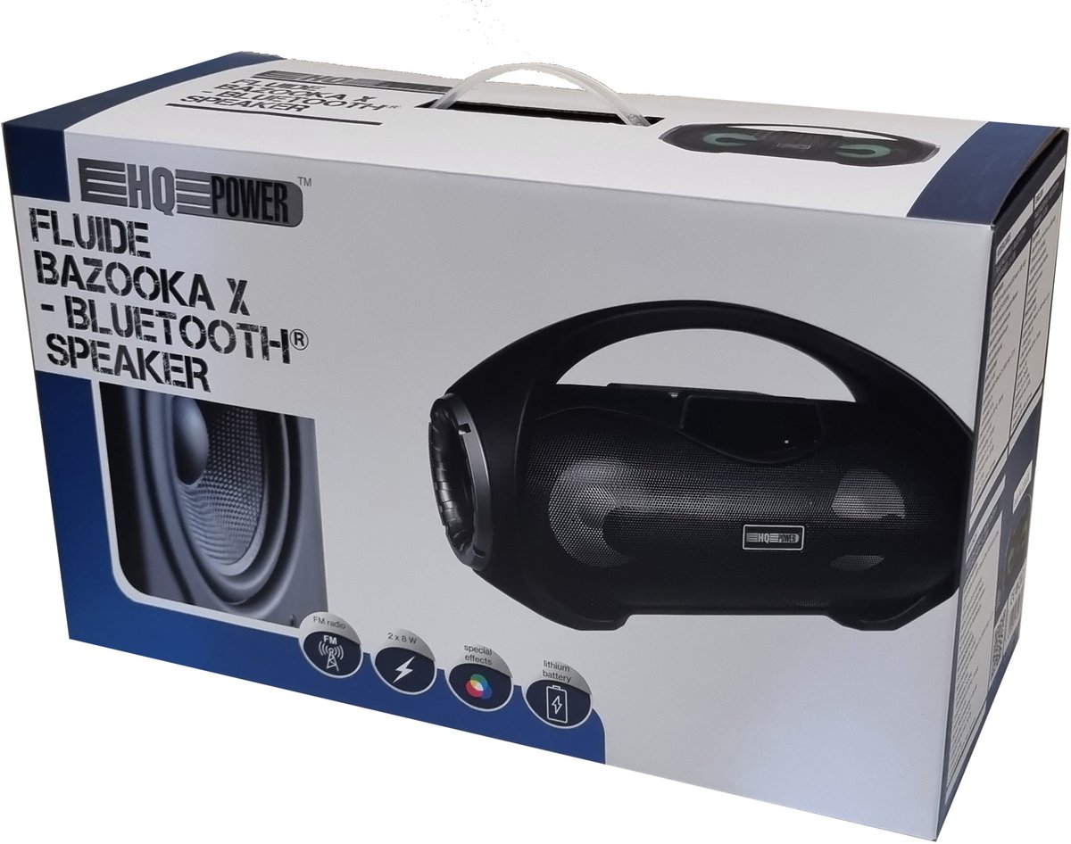 Karma Italiana HQSA 1042 draagbare luidspreker Draadloze stereoluidspreker Zwart 16 W