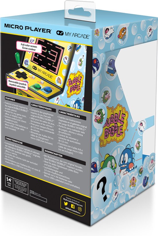 My Arcade - BUBBLE BOBBLE Micro Player